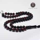 Cherry Amber Round  Shape 9.5 mm Islamic Prayer Beads
